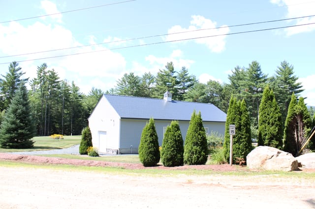 Deep Charcoal Interlock metal roof in Thornton, NH