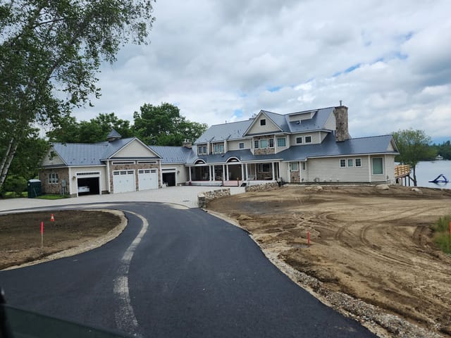 Deep Charcoal Interlock metal roof in Center Harbor, NH