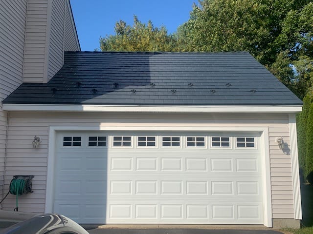 Deep Charcoal Interlock metal roof in Merrimack, NH