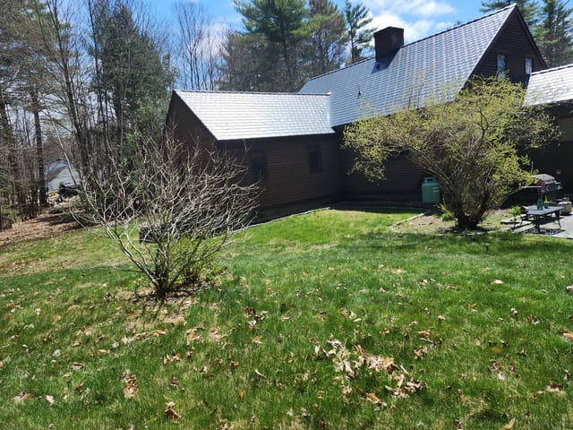 Deep Charcoal Interlock metal roof in Alton, NH