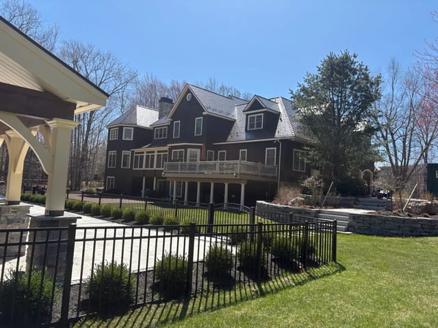 Colonial Brown Interlock metal roof in Concord, NH