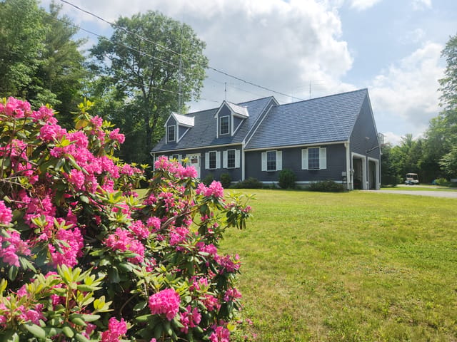 Deep Charcoal Interlock metal roof in Deerfield, NH
