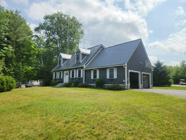 Deep Charcoal Interlock metal roof in Deerfield, NH