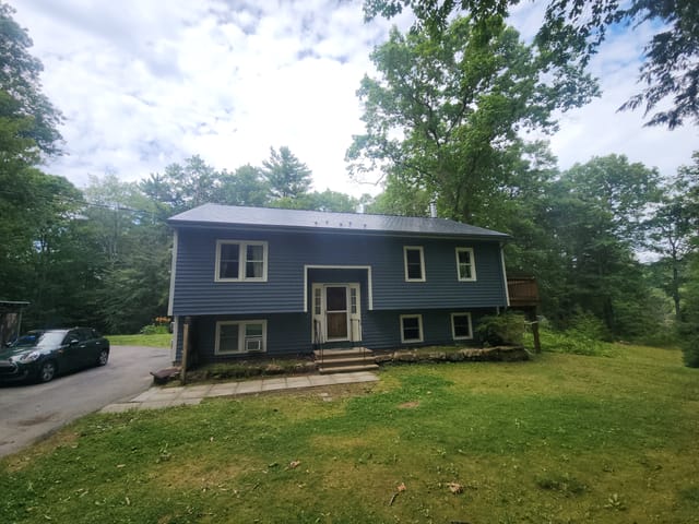 Deep Charcoal Interlock metal roof in Bow, NH