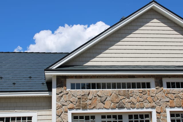 Deep Charcoal Interlock metal roof in Center Harbor, NH
