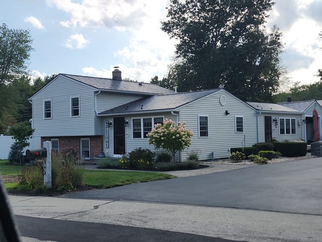 Deep Charcoal Interlock metal roof in Nashua, NH