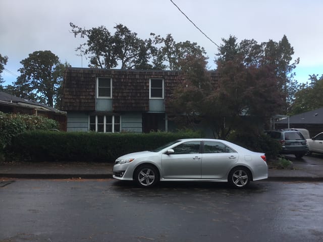 Deep Charcoal Interlock metal roof in Eugene, OR