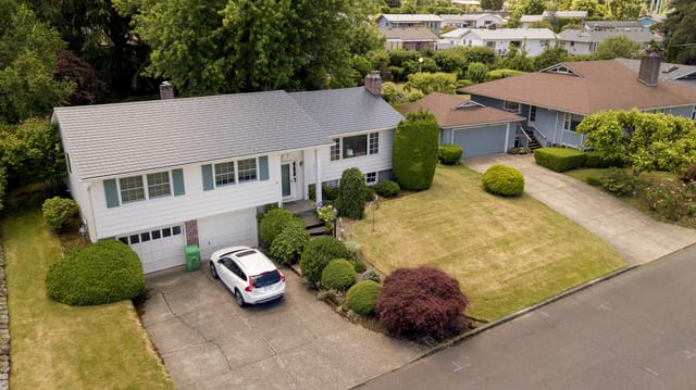 Deep Charcoal Interlock metal roof in Portland, OR