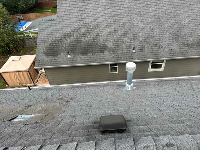 Deep Charcoal Interlock metal roof in Newberg, OR