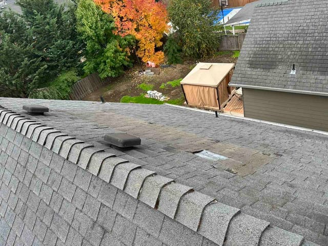 Deep Charcoal Interlock metal roof in Newberg, OR