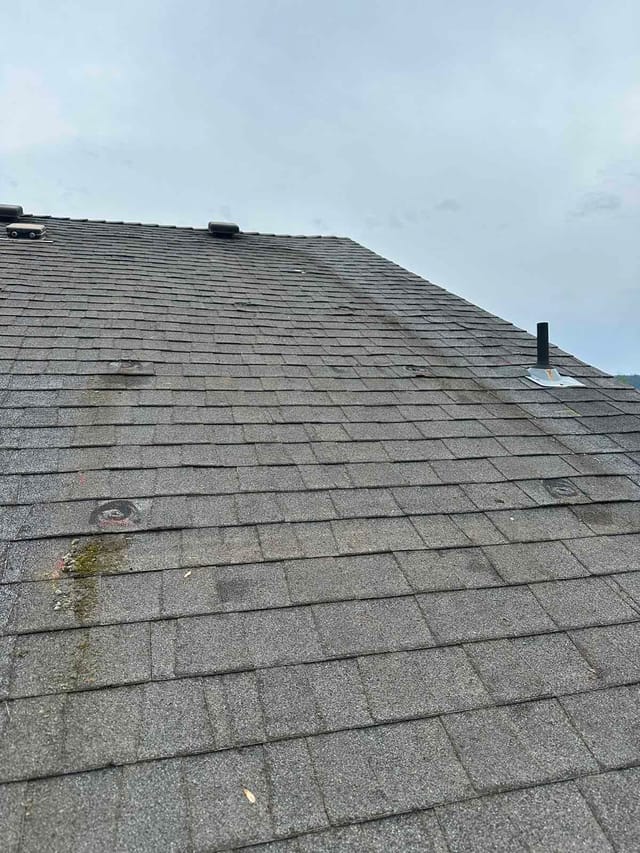 Deep Charcoal Interlock metal roof in Newberg, OR