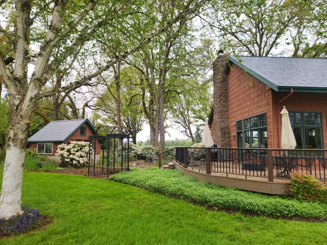 Deep Charcoal Interlock metal roof in Corvallis, OR