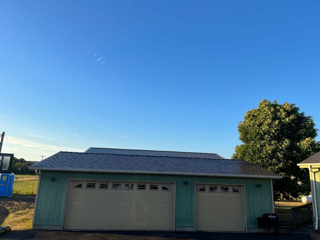 Tudor Brown Interlock metal roof in Willamina, OR