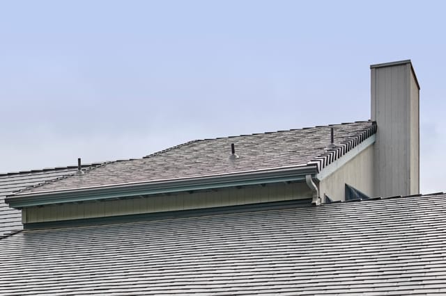 Deep Charcoal Interlock metal roof in Amity, OR