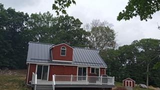 Black Interlock metal roof in Scituate, RI
