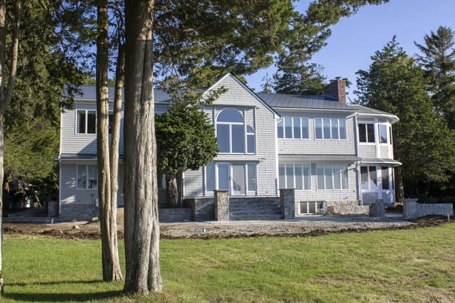 Deep Charcoal Interlock metal roof in Warwick, RI