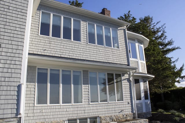 Deep Charcoal Interlock metal roof in Warwick, RI