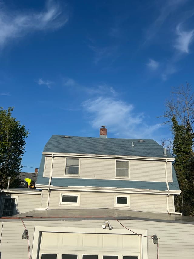 Charcoal Grey Interlock metal roof in Portsmouth, RI