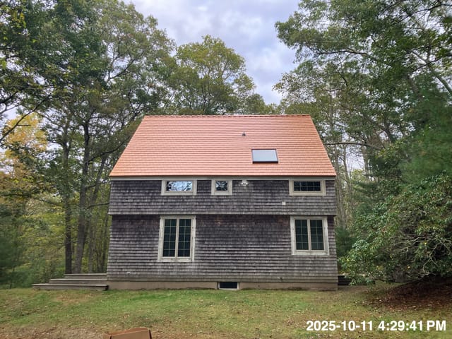Copper Penny Interlock metal roof in West Kingston, RI