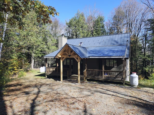 Deep Charcoal Interlock metal roof in Wilmington, VT