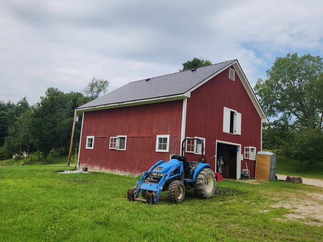 Tudor Brown Interlock metal roof in Brandon, VT