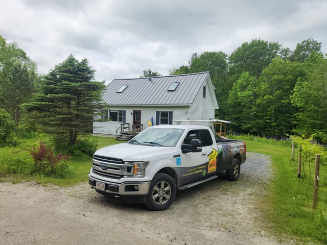Musket Grey Interlock metal roof in Jericho, VT