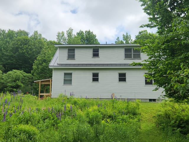 Musket Grey Interlock metal roof in Jericho, VT