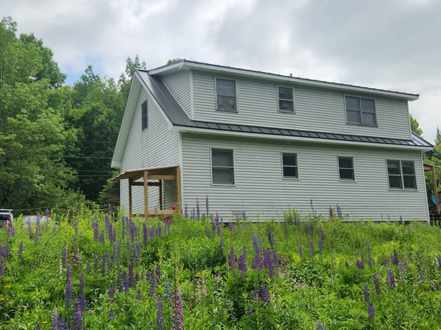 Musket Grey Interlock metal roof in Jericho, VT