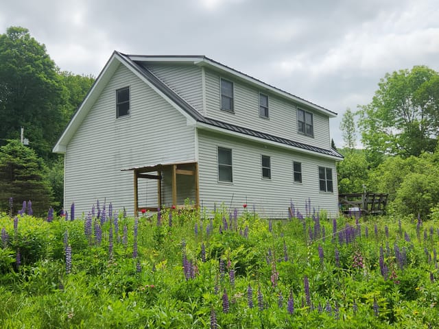 Musket Grey Interlock metal roof in Jericho, VT