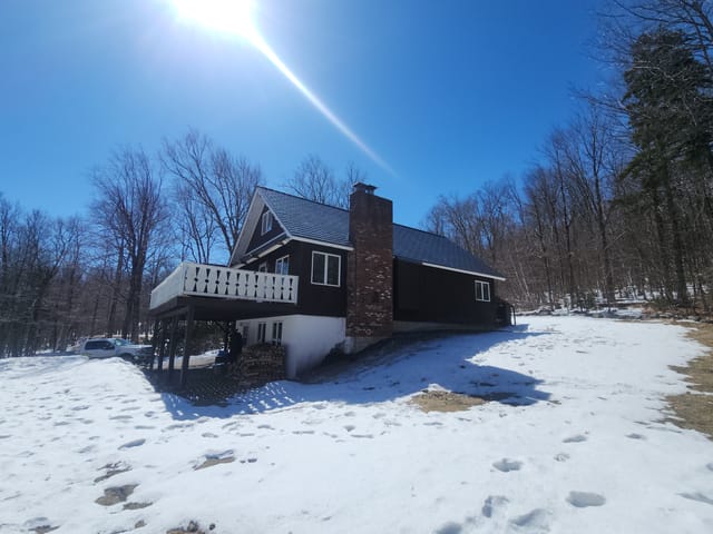 Musket Grey Interlock metal roof in Andover or Chester, VT
