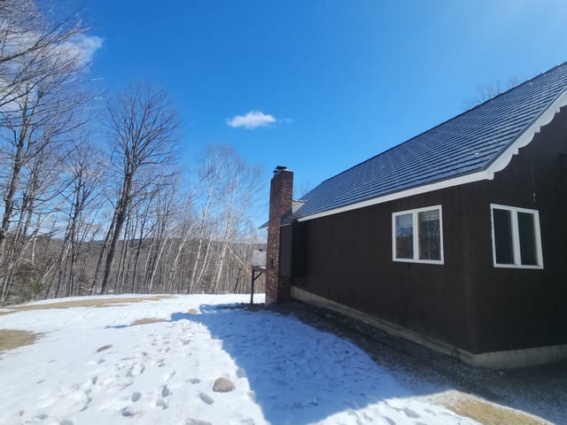 Musket Grey Interlock metal roof in Andover or Chester, VT