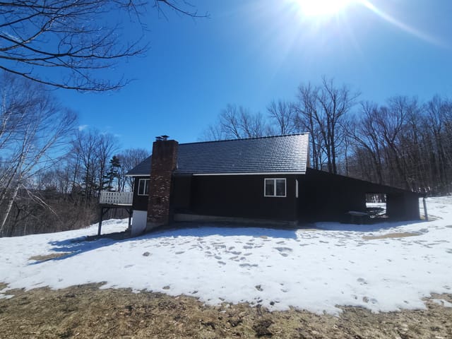 Musket Grey Interlock metal roof in Andover or Chester, VT