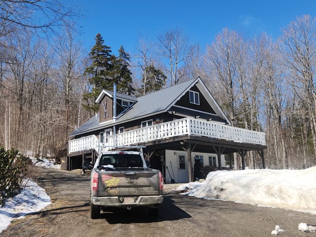 Musket Grey Interlock metal roof in Andover or Chester, VT