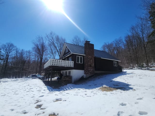 Musket Grey Interlock metal roof in Andover or Chester, VT