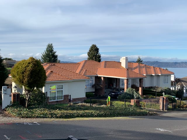 Copper Penny Interlock metal roof in Federal Way, WA