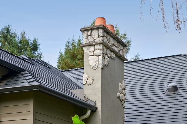 Black Interlock metal roof in Ridgefield, WA