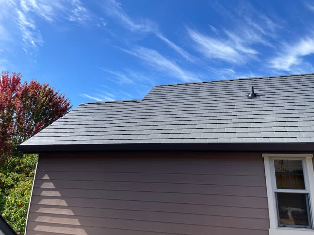 Musket Grey Interlock metal roof in Vancouver, WA