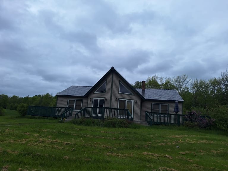 Interlock Aluminum Slate Metal Roofing – Deep Charcoal | Stetson, ME