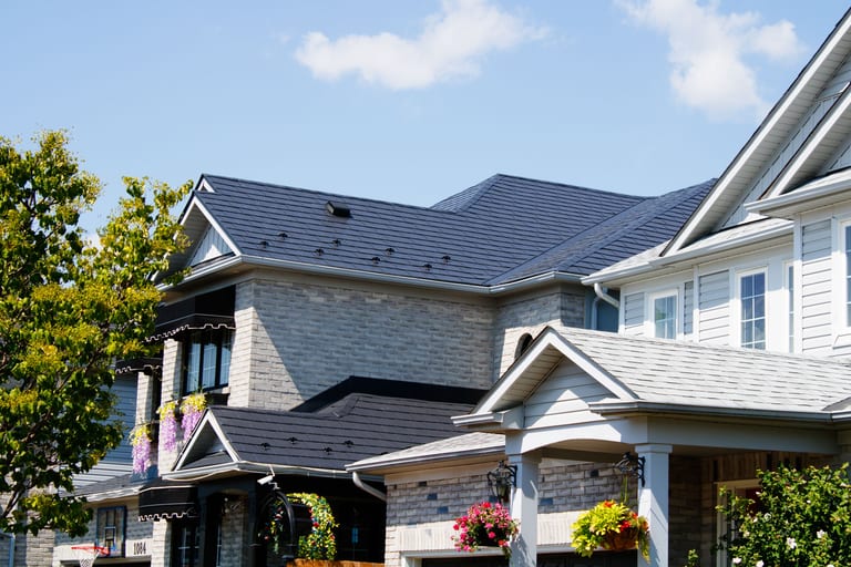 Interlock Aluminum Slate Metal Roofing – Black | Milton, ON