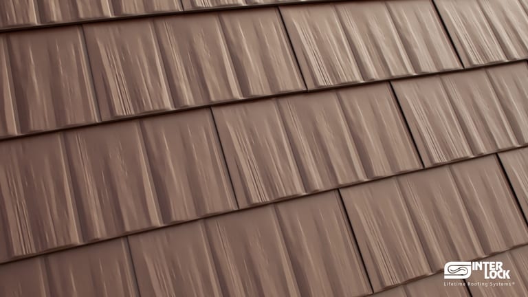 Interlock® Metal Cedar Shingle Roofing