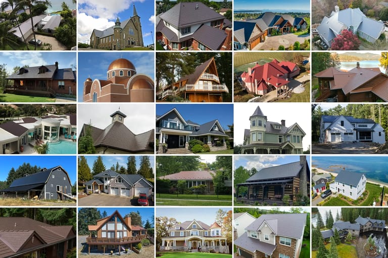 Comparison of popular roof types and materials