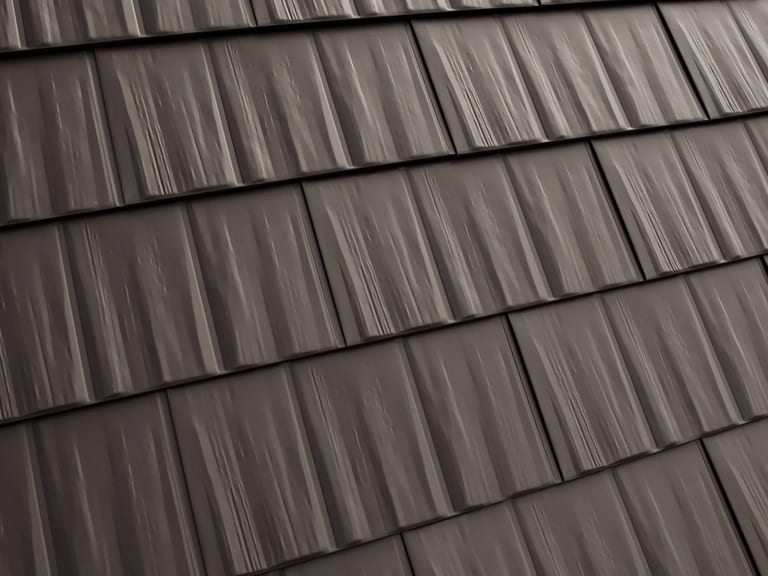 Interlock aluminum Cedar Shingle metal roof