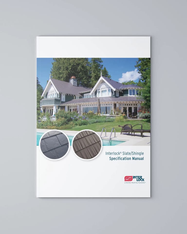Interlock® Slate / Cedar Shingle Specification Manual