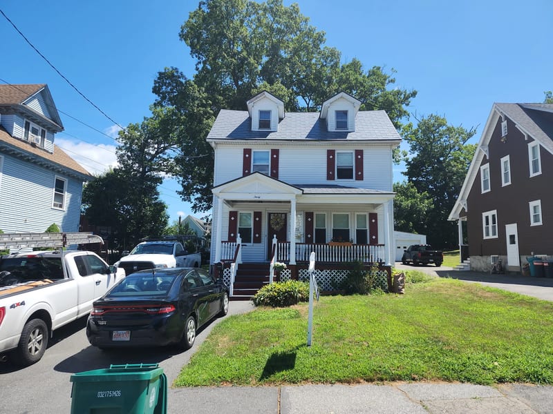 Interlock Aluminum Shingle Metal Roofing – Charcoal Grey — Lowell, MA