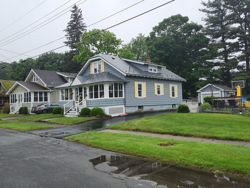 Interlock Aluminum Shingle Metal Roofing – Charcoal Grey — Pittsfield, MA