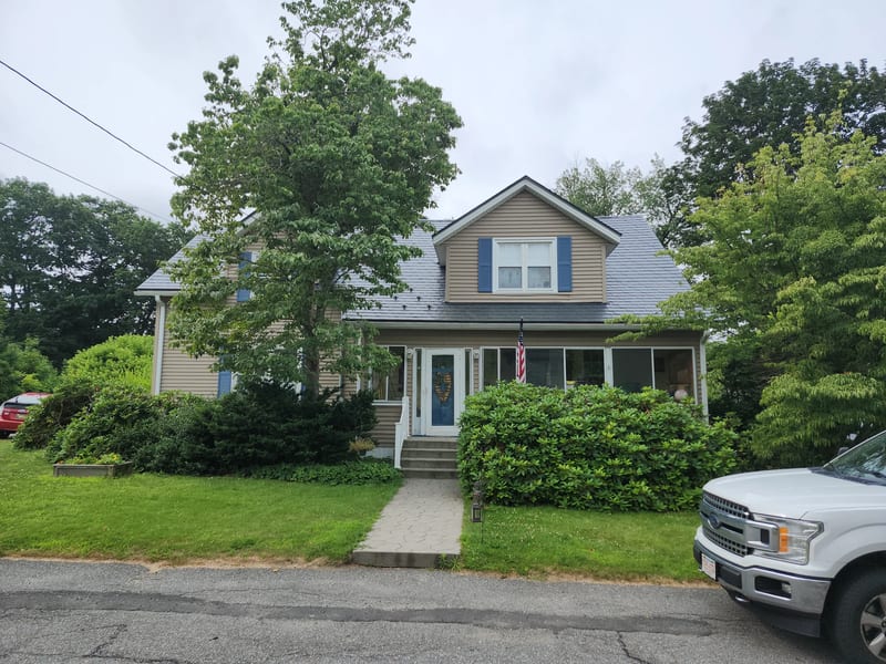 Interlock Aluminum Slate Metal Roofing – Deep Charcoal — Gardner, MA