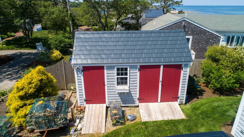 Interlock Aluminum Slate Metal Roofing – Deep Charcoal — Plymouth, MA