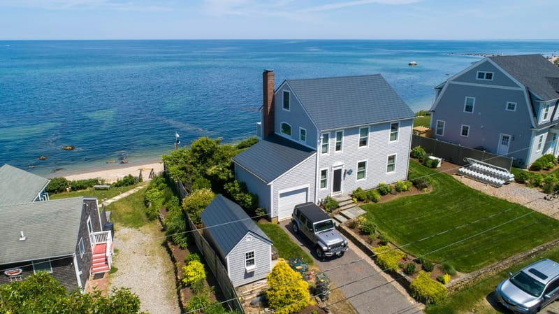 Interlock Aluminum Slate Metal Roofing – Deep Charcoal — Plymouth, MA