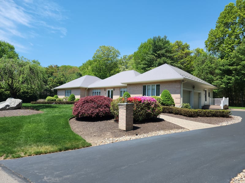 Interlock Aluminum Metal Roofing – Deep Charcoal — Easton, MA