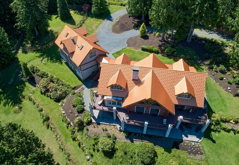 Interlock aluminum roof in Copper Penny — Bellingham, Washington